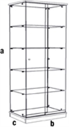 VITRINA STAKLENA L60 A-AS-SL
